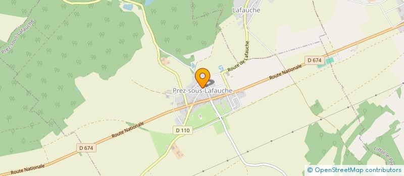 localisation de l'entreprise MADAME GAELLE BERTUZZI à PREZ-SOUS-LAFAUCHE