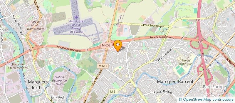 localisation de l'entreprise MADAME GAELLE BICHE à MARCQ-EN-BARŒUL