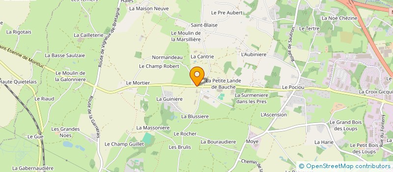 localisation de l'entreprise MADAME GAELLE BIGOURDAN à COUERON