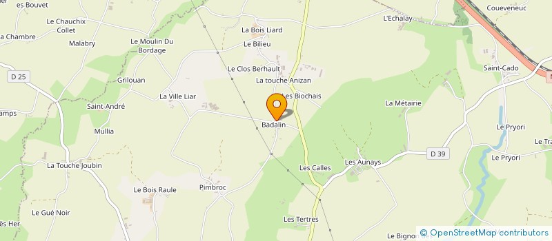 localisation de l'entreprise MADAME GAELLE BIGUET  SEVIGNAC