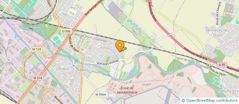 localisation de l'entreprise MADAME GAELLE BILLET  LONGVIC