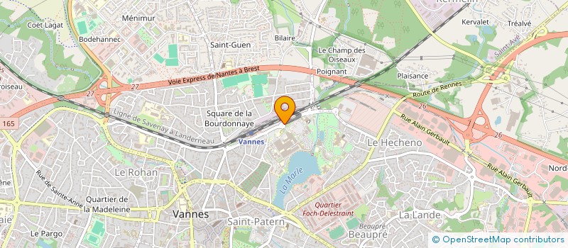 localisation de l'entreprise MADAME GAELLE BILLET à VANNES