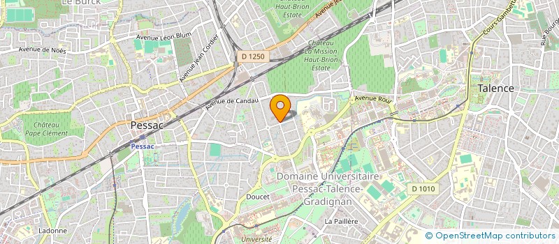 localisation de l'entreprise MADAME GAELLE BLANC à PESSAC