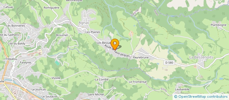 localisation de l'entreprise MADAME GAELLE BLASCO  FLAGNAC