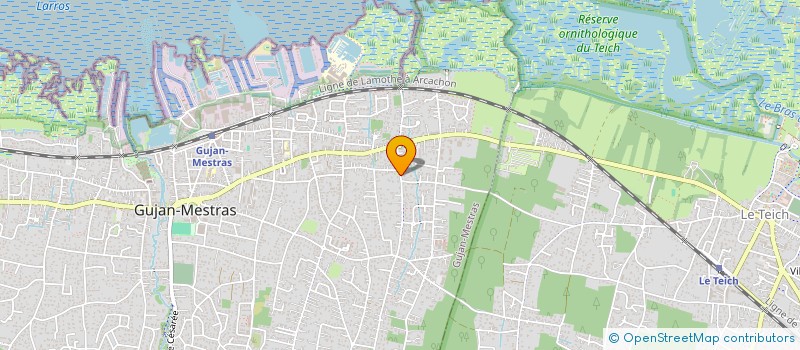 localisation de l'entreprise MADAME GAELLE BLIN  GUJAN-MESTRAS