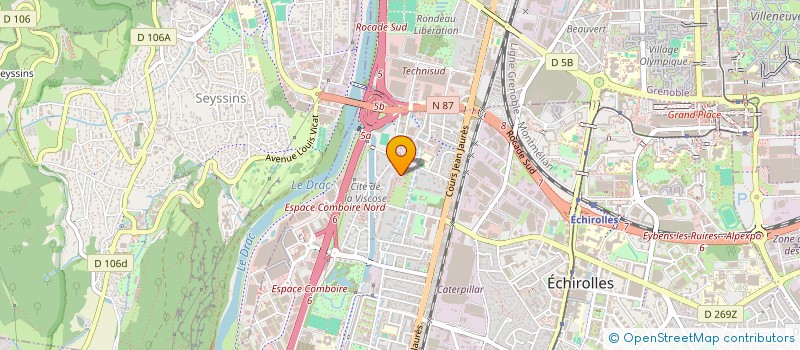 localisation de l'entreprise MADAME GAELLE BONATO à ECHIROLLES