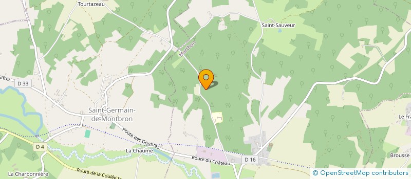 localisation de l'entreprise MADAME GAELLE BONJEAN à SAINT-GERMAIN-DE-MONTBRON