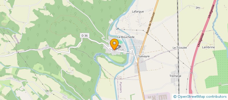 localisation de l'entreprise MADAME GAELLE BONNEFONT à BONNAC