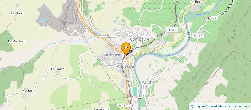 localisation de l'entreprise MADAME GAELLE BONNEFOUS  AGUESSAC