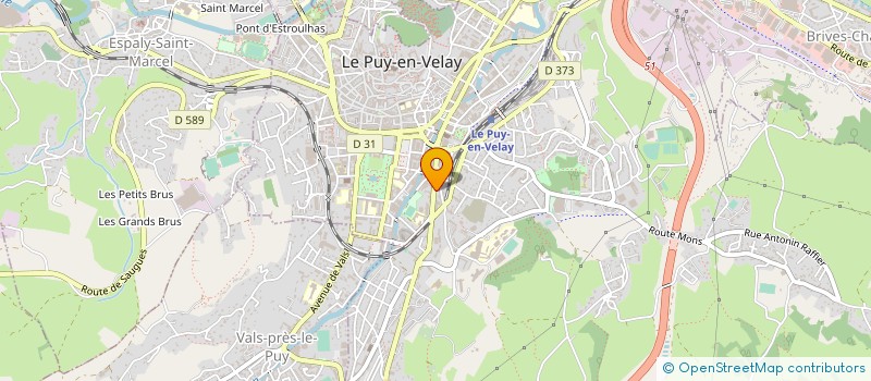 localisation de l'entreprise MADAME GAELLE BONNEFOY  LE PUY-EN-VELAY