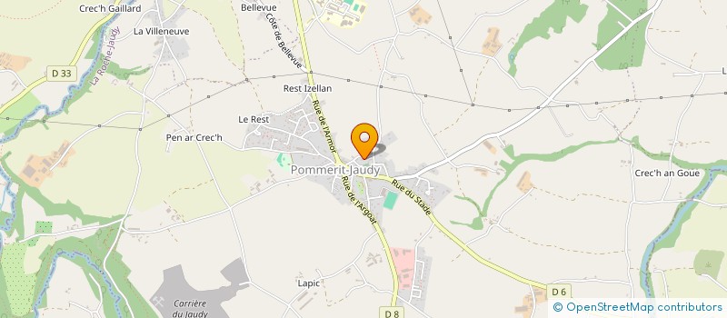 localisation de l'entreprise MADAME GAELLE BONNIER  LA ROCHE-JAUDY