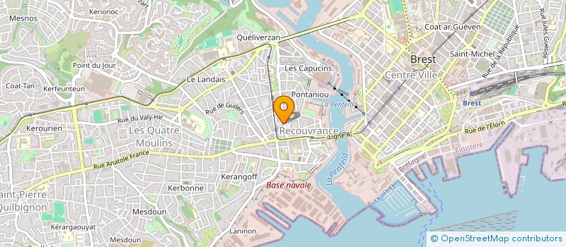 localisation de l'entreprise MADAME GAELLE BONNIORD à BREST