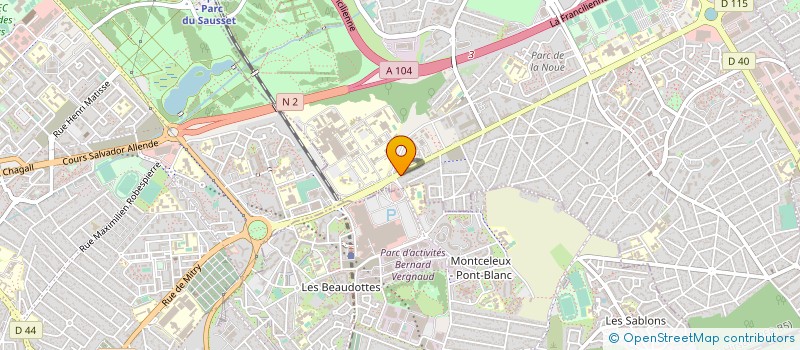localisation de l'entreprise MADAME GAELLE BORIE à SEVRAN