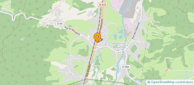 localisation de l'entreprise MADAME GAELLE BORNACIN  SAULCY-SUR-MEURTHE