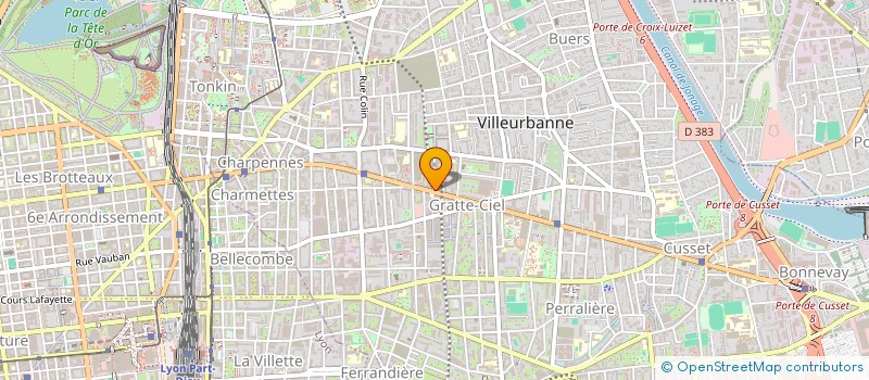 localisation de l'entreprise MADAME GAELLE BOUCHE à VILLEURBANNE