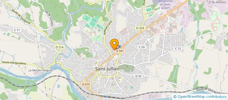 localisation de l'entreprise MADAME GAELLE BOUCHERON  SAINT-JUNIEN