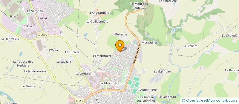 localisation de l'entreprise MADAME GAELLE BOUDAUD à LES HERBIERS