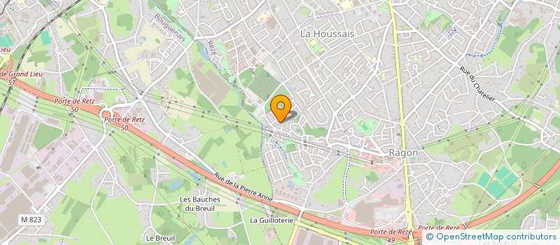 localisation de l'entreprise MADAME GAELLE BOUE  REZE