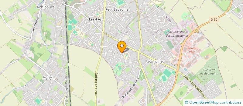 localisation de l'entreprise MADAME GAELLE BOULOGNE  BEAURAINS