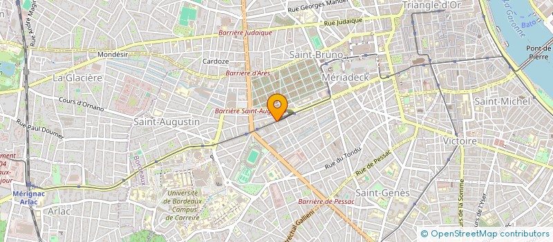 localisation de l'entreprise MADAME GAELLE BOURDERES à BORDEAUX