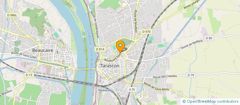 localisation de l'entreprise MADAME GAELLE BOUVARD à TARASCON