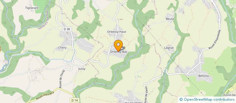 localisation de l'entreprise MADAME GAELLE BOUVARD  SAINT-EUSEBE