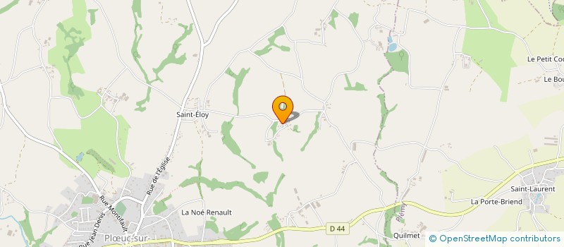 localisation de l'entreprise MADAME GAELLE BRE  PLOEUC-L'HERMITAGE