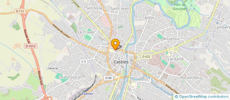 localisation de l'entreprise MADAME GAELLE BREGERAS  CASTRES