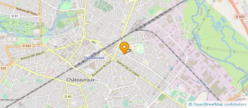 localisation de l'entreprise MADAME GAELLE BRIERE à CHATEAUROUX