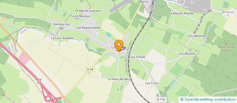 localisation de l'entreprise MADAME GAELLE BRIERE à COULONCES