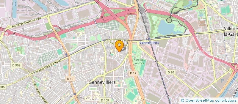 localisation de l'entreprise MADAME GAELLE BRINON  GENNEVILLIERS