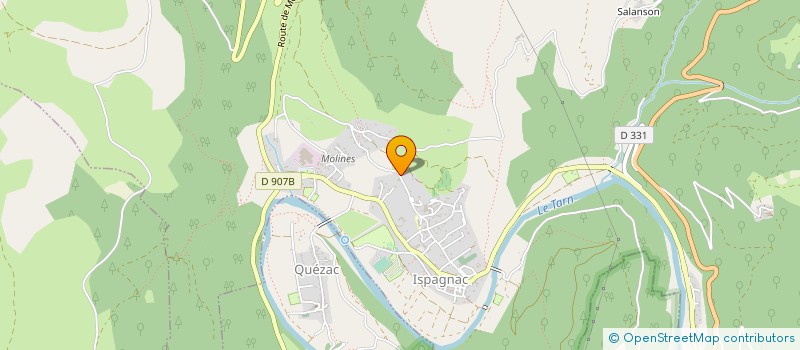 localisation de l'entreprise MADAME GAELLE BRUN  ISPAGNAC