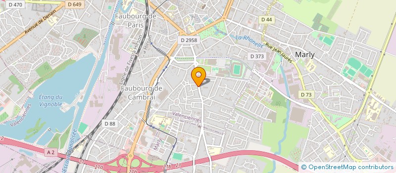 localisation de l'entreprise MADAME GAELLE CADO à VALENCIENNES