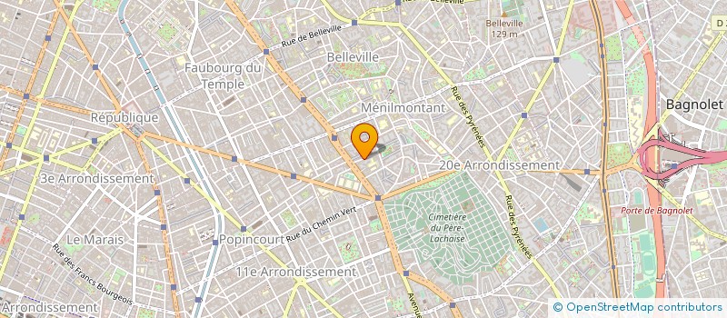 localisation de l'entreprise MADAME GAELLE CADORET  PARIS