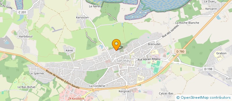 localisation de l'entreprise MADAME GAELLE CAHOREAU  SARZEAU