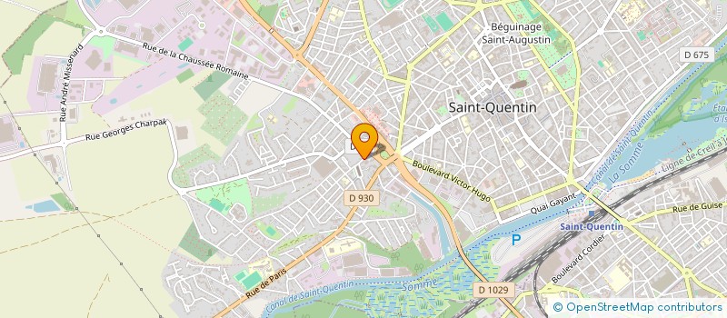 localisation de l'entreprise MADAME GAELLE CALES à SAINT-QUENTIN