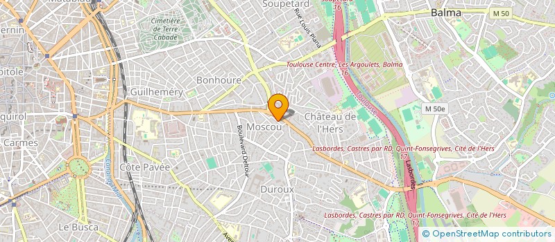 localisation de l'entreprise MADAME GAELLE CALMELS à TOULOUSE