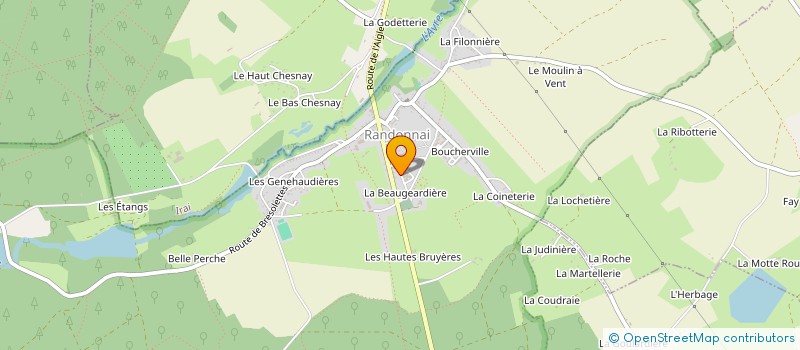 localisation de l'entreprise MADAME GAELLE CALVET à TOUROUVRE AU PERCHE