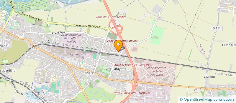 localisation de l'entreprise MADAME GAELLE CANDAU  AYTRE