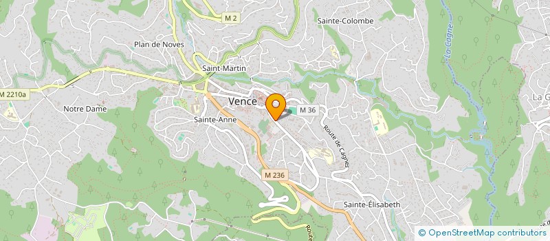 localisation de l'entreprise MADAME GAELLE CAPPELAERE à VENCE