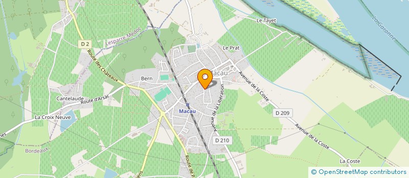 localisation de l'entreprise MADAME GAELLE CAPVAL  MACAU