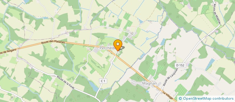 localisation de l'entreprise MADAME GAELLE CARDINET  PERCHEDE