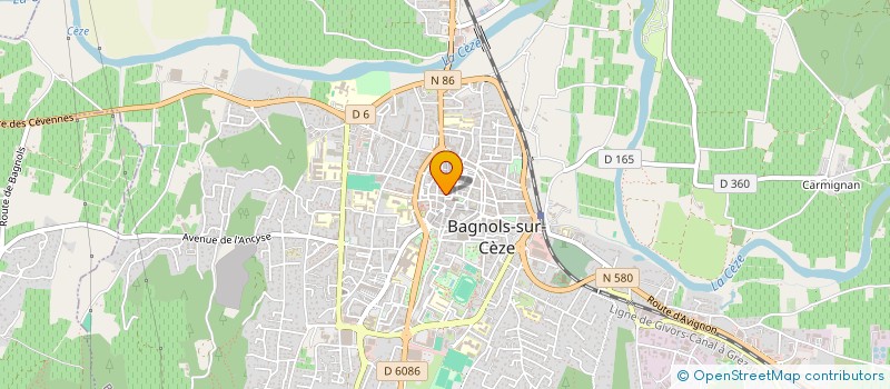 localisation de l'entreprise MADAME GAELLE CARETTE à BAGNOLS-SUR-CEZE