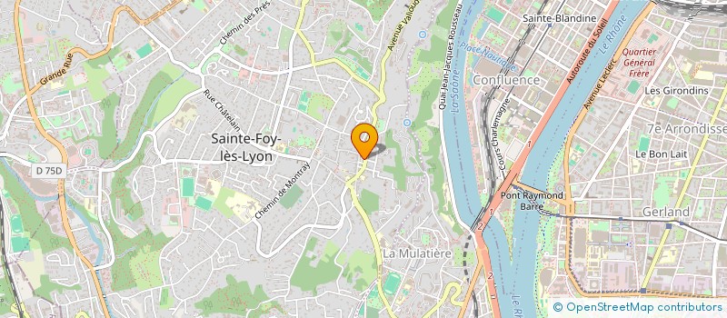 localisation de l'entreprise MADAME GAELLE CASTOR  SAINTE-FOY-LES-LYON