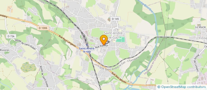 localisation de l'entreprise MADAME GAELLE CAZE  SAINT-ANDRE-LE-GAZ