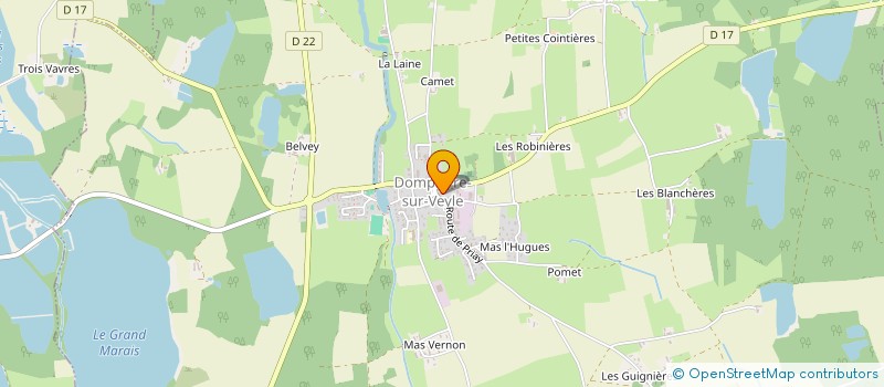 localisation de l'entreprise MADAME GAELLE CERDAN  DOMPIERRE-SUR-VEYLE