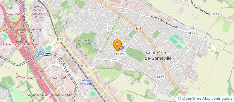 localisation de l'entreprise MADAME GAELLE CESTER  SAINT-ORENS-DE-GAMEVILLE