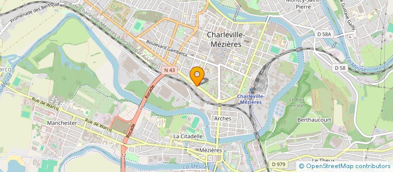 localisation de l'entreprise MADAME GAELLE CHAINOT  CHARLEVILLE-MEZIERES