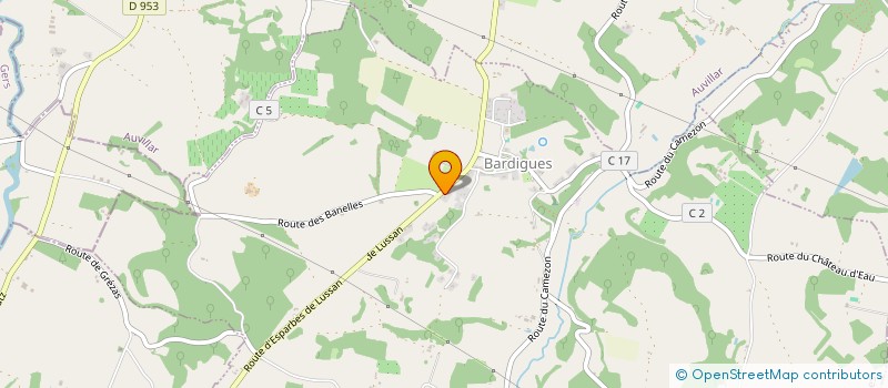 localisation de l'entreprise MADAME GAELLE CHAMBON  BARDIGUES