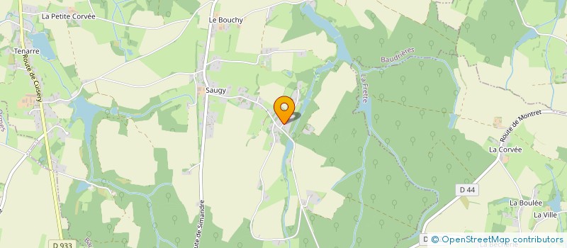 localisation de l'entreprise MADAME GAELLE CHARBOUILLOT  BAUDRIERES